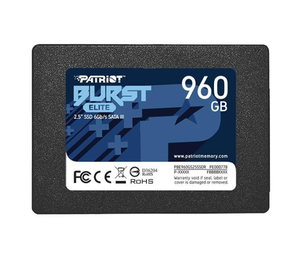 Patriot 960GB 2,5" SATA SSD BURST ELITE - 622639 - zdjęcie 2